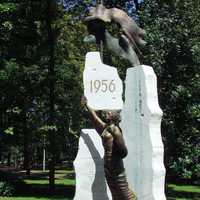 Monument of the Hungarian Revolution of 1956 in Kaposvar, Hungary