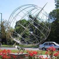 17th eastern longitude monument in Nagykanizsa, Hungary