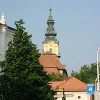 Catholic Church building in Szolnok, Hungary