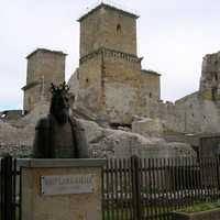 Diósgyőr Castle ruins in Miskolc, Hungary