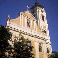 Franciscan Monastery front in Baja Hungary