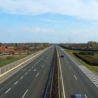 M5 motorway near Kecskemét in Hungary