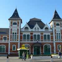 Tiszai Railway Station in Miskolc, Hungary