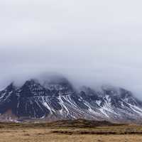 Clouds above the Mountains in Iceland