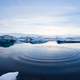 Jökulsárlón Iceland pool and ice