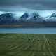 Landscape in Iceland with mountains and Fjords