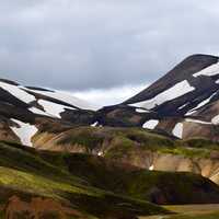 Mountain landscape in Landmannalaugar, Iceland