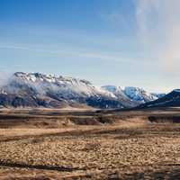 Mountains in the landscape in Iceland