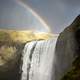 Rainbow over the Waterfall at Skogafoss