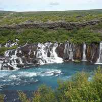 Waterfalls and Landscape in Iceland