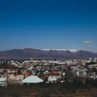 Cityscape view of Reykjavik