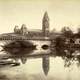 Central Station seen from the western banks of Buckingham canal in Chennai, India