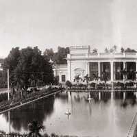 Panoramic view of the Chaumhalla Palace at Hyderabad, India