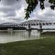 Hoogly Bridge landscape in Kolkata, India