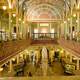 Architecture of interior of a luxury hotel in Mumbai, India