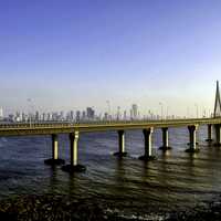 Rajiv gandhi sea link in Mumbai, India