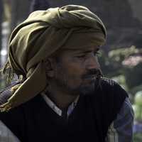 Man in Turban in Delhi, India