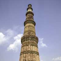 Minaret tower in Delhi, India