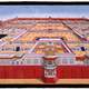 Red Fort Aerial View in Delhi, India