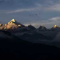 Mountain Landscape in Musyari, India