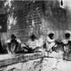 Rajasthani men resting in the shade, Rajasthan, India