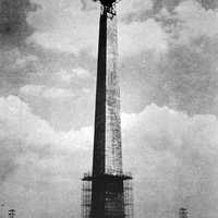 National Monument construction in Jakarta, Indonesia