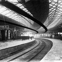 Glanmire Road Station in the 1890s in Cork, Ireland
