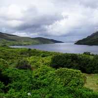 Great Mountain and Lake Landscape