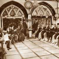 Ben-Zakai Synagogue in 1893 in Jersusalem, Israel