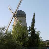 Big windmill in Jerusalem, Israel