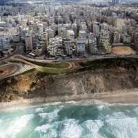 Aerial photos of Mediterranean coast 