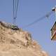 Cableway at Masada in Israel