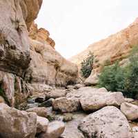 Canyon Landscape in Ein Gedi, Israel