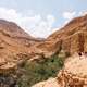 Canyon Landscape in Ein Gedi Reserve in Israel