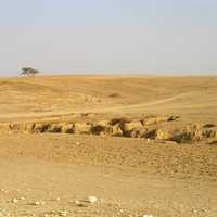 Loess lands north east of the city in Israel