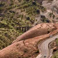 Road and Highway landscape in Israel