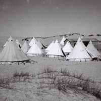 Tents in the Desert in Holon, Israel