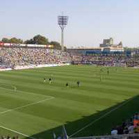 Bloomfield Stadium before its demolition in August 2016 in Tel Aviv, Israel