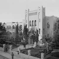 Herzliya Hebrew Gymnasium in 1936 in Tel Aviv, Israel