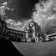 Black and White View of Church in Milan