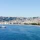 Panoramic of the the coastline of Naples