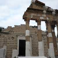 Ancient Roman temple in Brescia, Italy