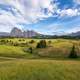 Beautiful landscape with sky and clouds in Italy