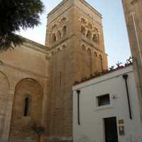 Bell tower of the church of San Benedetto in Brindisi, Italy