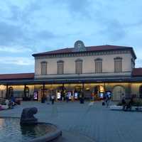 Bergamo FS railway station in Italy
