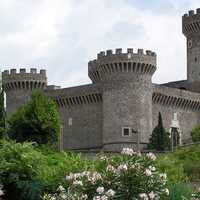 Castle of Rocca Pia in Tivoli, Italy