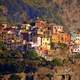 Houses on the Mountain in  Corniglia, Italy