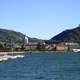 Landscape view of Lake Como in Italy