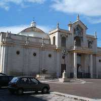Manfredonia Cathedral building in Italy
