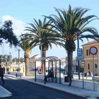 Manfredonia railway station in Italy